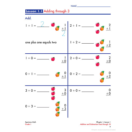 Навчальний інтерактивний зошит з математики 1 клас (1 шт) від Lakeshore