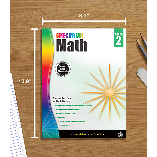 Навчальний інтерактивний зошит з математики 2 клас (1 шт) від Lakeshore