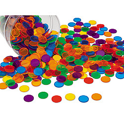Набір для рахунку і сортування Різнобарвні жетончики (1000 шт) від Lakeshore