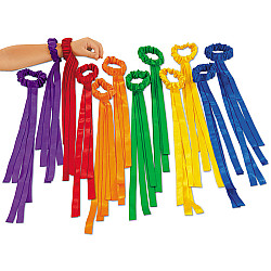 Тактильный набор Разноцветные ленты на руку  (12 шт) от Lakeshore 