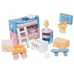 Развивающий набор игрушечной мебели комната Сладкая слива от Le Toy Van