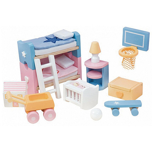 Развивающий набор игрушечной мебели комната Сладкая слива от Le Toy Van