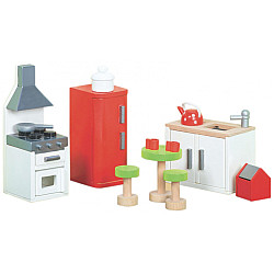 Развивающий набор игрушечной мебели кухня Сахарная слива от Le Toy Van