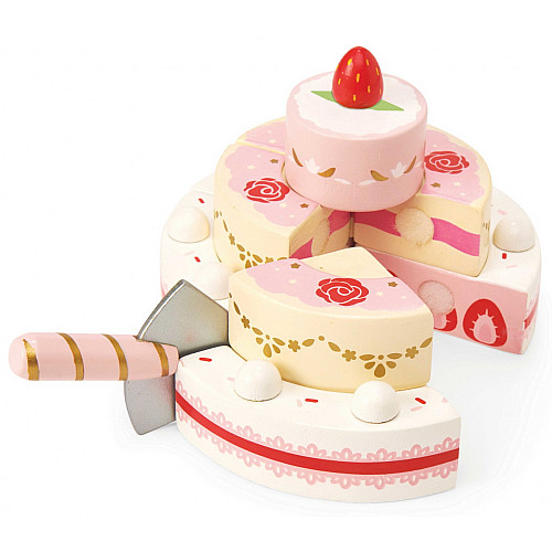 Развивающий набор свадебный торт Клубника от Le Toy Van