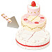 Развивающий набор свадебный торт Клубника от Le Toy Van