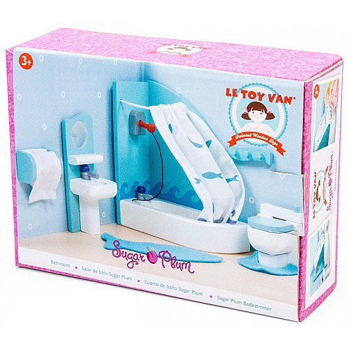 Розвиваючий набір іграшкових меблів ванна Цукрова слива від Le Toy Van