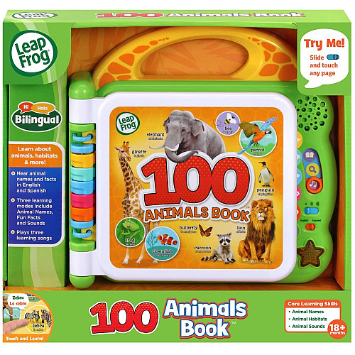 Развивающая игрушка книга 100 животных от LeapFrog