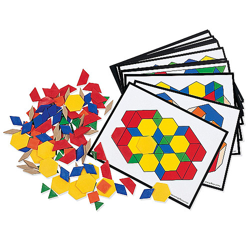 Развивающий набор Танграм (160 шт) с карточками от Learning Resources