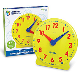 Великий аналоговий годинник від Learning Resources