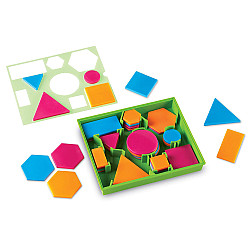Настольная игра Геометрические фигуры (60 штук) от Learning Resources