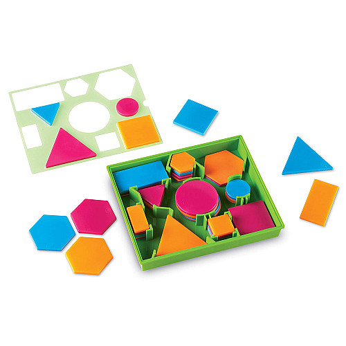 Настільна гра Геометричні фігури (60 штук) від Learning Resources