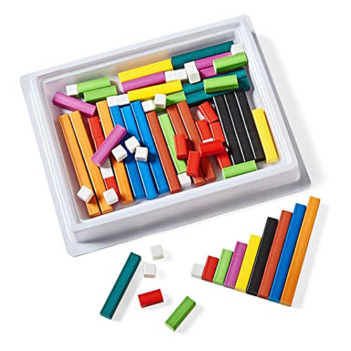 Набор для счета и сортировки палочки Кюизенера из пластика (74 шт) от Learning Resources