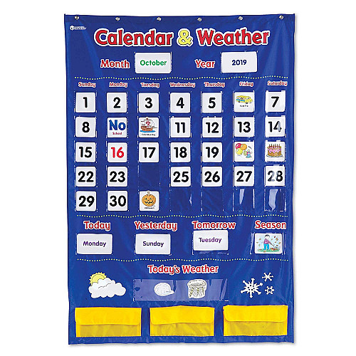Навчальний набір планер Погода (136 карток) від Learning Resources