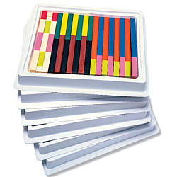 Комплект из разноцветных наборов палочек Кюизенера для счета  (6 наборов) от Learning Resources