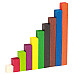 Комплект из разноцветных наборов палочек Кюизенера для счета (6 наборов) от Learning Resources