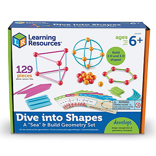 Набір Геометричні фігури (129 елементів) від Learning Resources