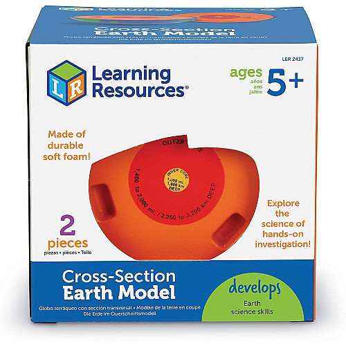 Обучающий набор модель Земли в разрезе от Learning Resources