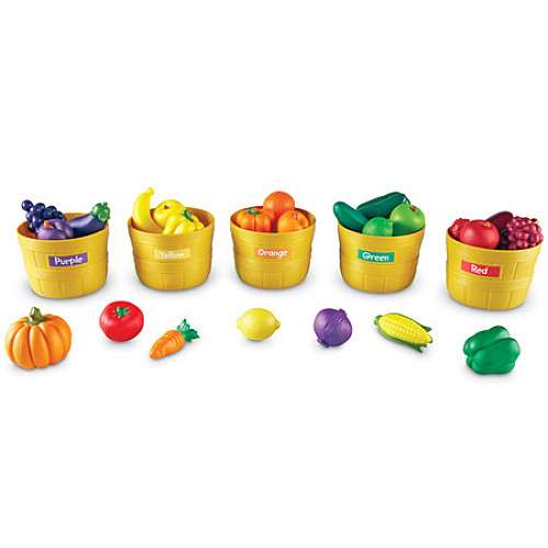 Набір для рахунку Фермерські фрукти і овочі (30 предметів) від Learning Resources