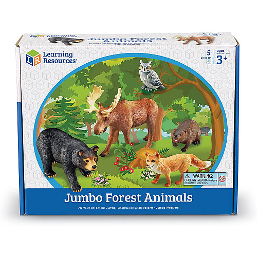 Розвиваючий набір великий фігурки Лісові тварини (5 шт) від Learning Resources