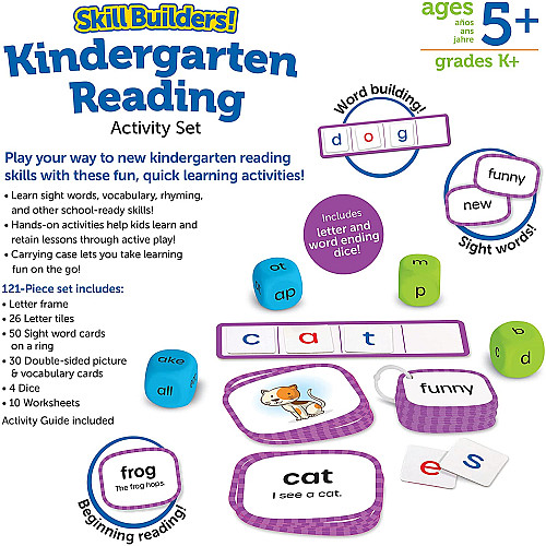 Развивающий набор Детский сад Обучение чтению (122 предмета) от Learning Resources