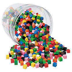 Набор Разноцветных кубиков (1000 шт) от Learning Resources