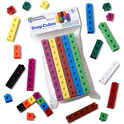 Математичний набір Snap Cubes (100 елементів) від Learning Resources