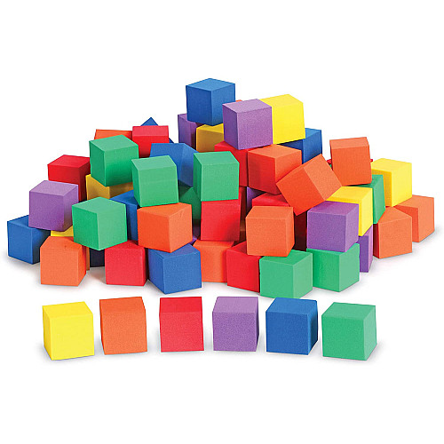 Набор для сортировки и счета Цветные кубики (102 шт) от Learning Resources