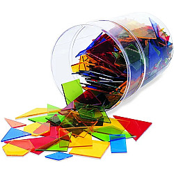 Набір Геометричні фігури для сортування та рахунку (450 шт) від Learning Resources
