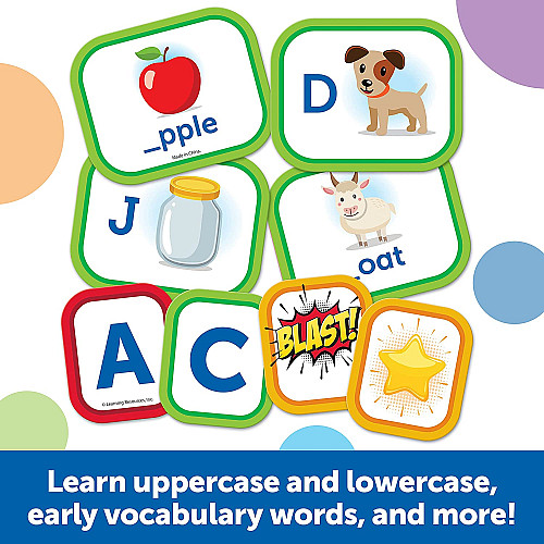 Обучающая игра Алфабластеры. Буквы и правописание (85 предметов) от Learning Resources