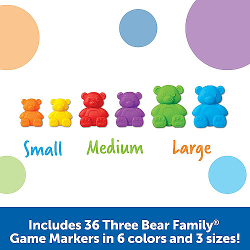 Навчальна настільна гра Bingo ведмеді (73 елементи) від Learning Resources