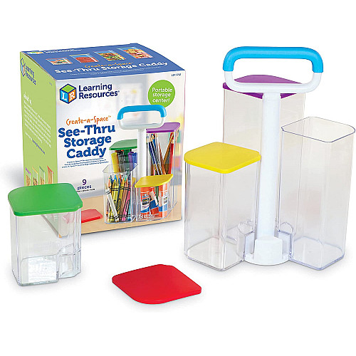 Органайзер із контейнерами для шкільного приладдя (9 елементів) від Learning Resources