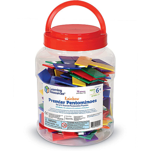 Обучающий набор Цветные пентамино (72 шт) от Learning Resources