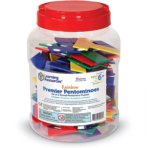 Обучающий набор Цветные пентамино (72 шт) от Learning Resources
