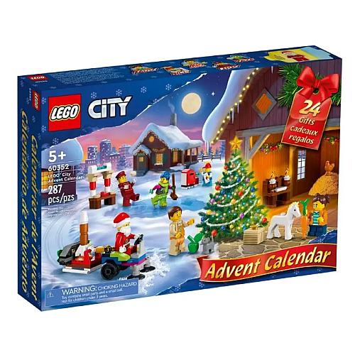 Адвент календарь лего Рождественский город (287 деталей) от LEGO