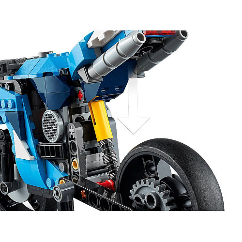 Блоковий конструктор 3 в 1 Супермотоцикл (236 деталей) від Lego