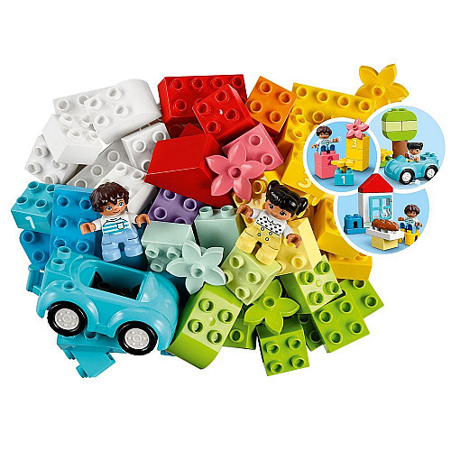 Конструктор з великими деталями Коробка з кубиками (65 деталей) від Lego