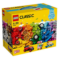 Логічний будівельний конструктор Лего кубики і колеса (442 шт) від LEGO