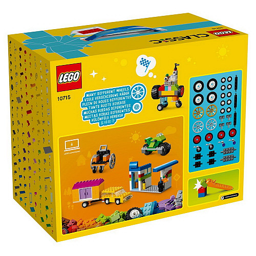 Логический строительный конструктор Лего кубики и колеса (442 шт) от LEGO