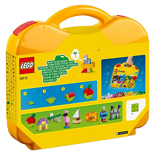 Логический строительный конструктор Лего кубики в чемоданчике (213 шт) от LEGO