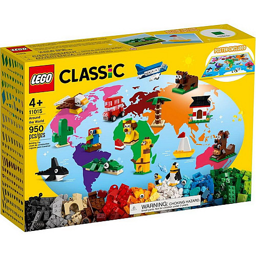 Логический строительный конструктор Лего Вокруг света (950 шт) от LEGO