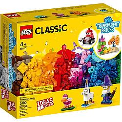 Логічний будівельний конструктор Лего прозорі кубики (500 шт) від LEGO