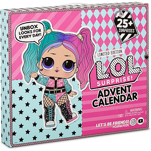 Адвент календар LOL (25+ предметів) від L.O.L. Surprise