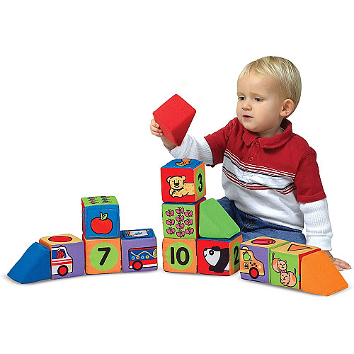 Развивающий набор Мягкие кубики (14 шт) от Melissa & Doug