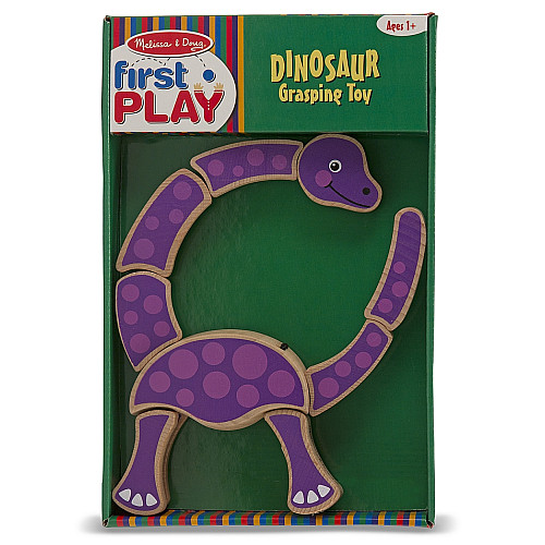 Развивающая деревянная головоломка Динозавр (11 элементов) от Melissa & Doug