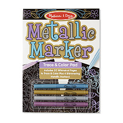 Набор для творчества с металлик маркерами (4 шт) от Melissa & Doug