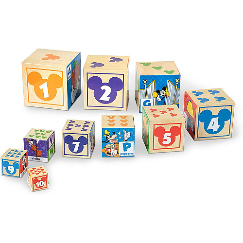 Развивающий набор Кубики Числа и буквы Дисней Микки Маус от Melissa & Doug