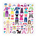 Набор для творчества с объемными многоразовыми наклейками Мода (76 наклеек) от Melissa & Doug