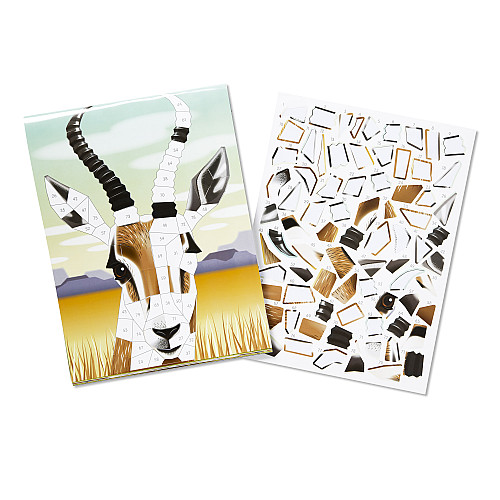 Набор для творчества мозаика с наклейками Сафари от Melissa & Doug