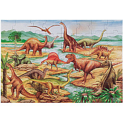 Развивающий большой пазл Динозавры (48 деталей) от Melissa & Doug