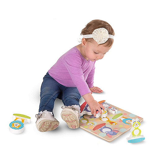 Пазл-вкладиш Сафарі від Melissa & Doug